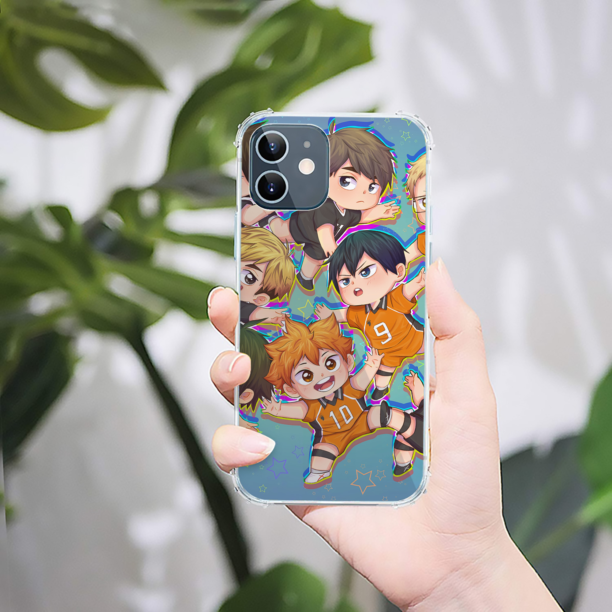 （画像用） ハイキュー!! Haikyu!! 【iPhone 12シリーズ対応】透明スマホケース（クリアソフトケース）